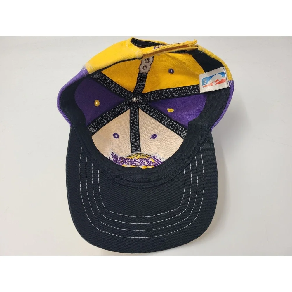 Vintage Youth‎ Los Angeles Lakers Kobe Bryant #8 Drew Pearson Hat Cap NBA Yellow